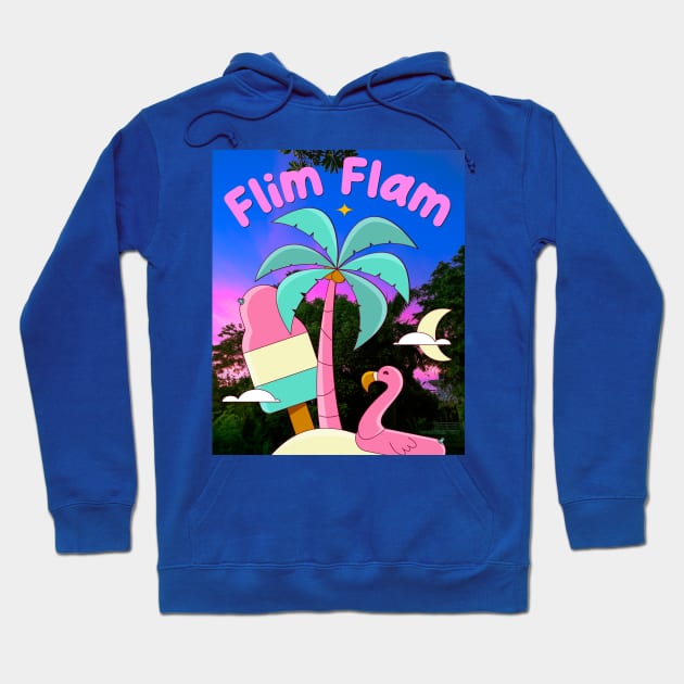 Flim Flam - Flamingo Lover Hoodie by ak3shay